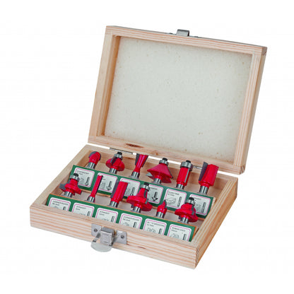 Raider Accessories Set 12 freze profilate ø8mm pentru lemn