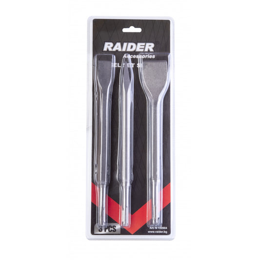 Raider Accessories Set 2 dalti zidarie 14/20x250mm + spit SDS