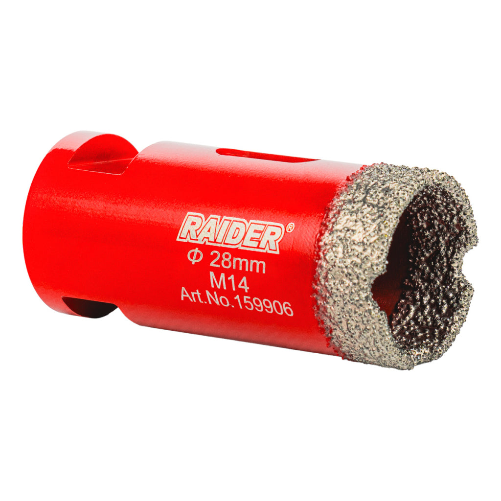 Raider Accessories Carota diamantata pentru Carotare uscata M14 Ø28mm