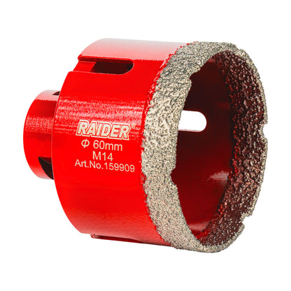 Raider Accessories Carota diamantata pentru Carotare uscata M14 Ø60mm