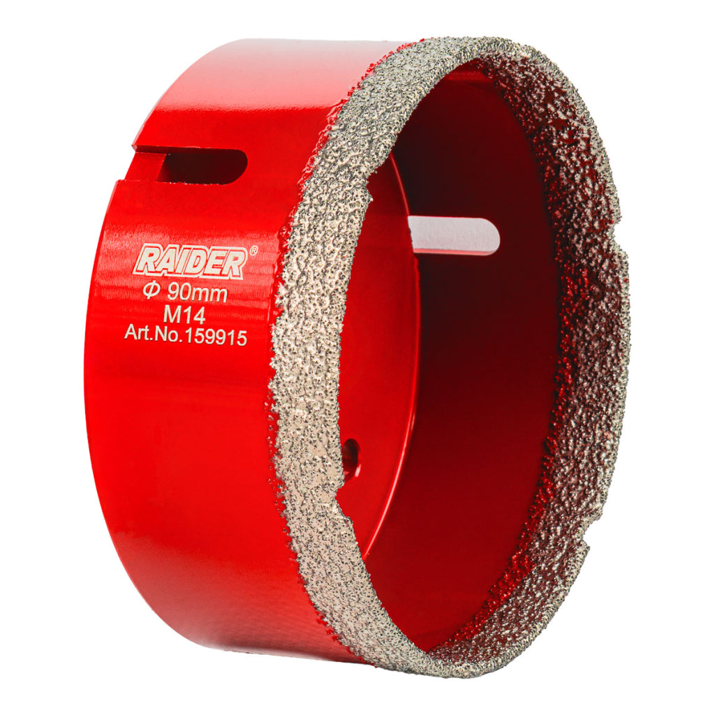 Raider Accessories Carota diamantata pentru Carotare uscata M14 Ø90mm