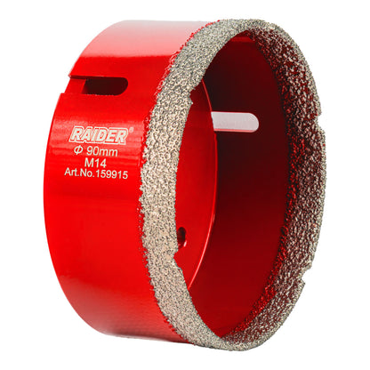 Raider Accessories Carota diamantata pentru Carotare uscata M14 Ø90mm