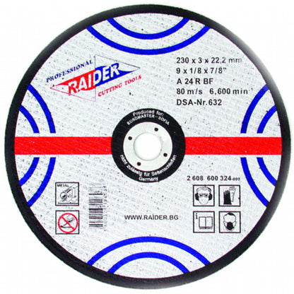 Raider Accessories Disc pentru taiat metal 115х3.2х22.2mm
