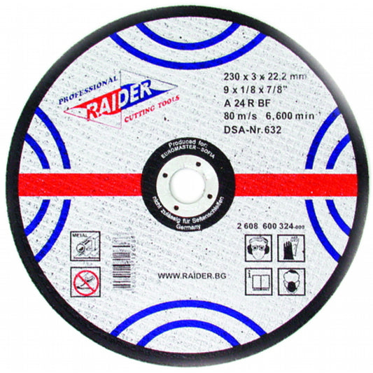 Raider Accessories Disc pentru taiat metal 115х3.2х22.2mm