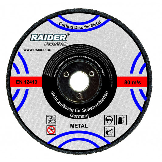 Raider Accessories Disc pentru taiat metal 115х1.6х22.2mm