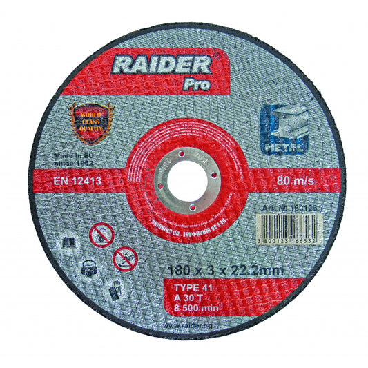Raider Accessories Disc pentru taiat metal 180х3.0х22.2mm RDP