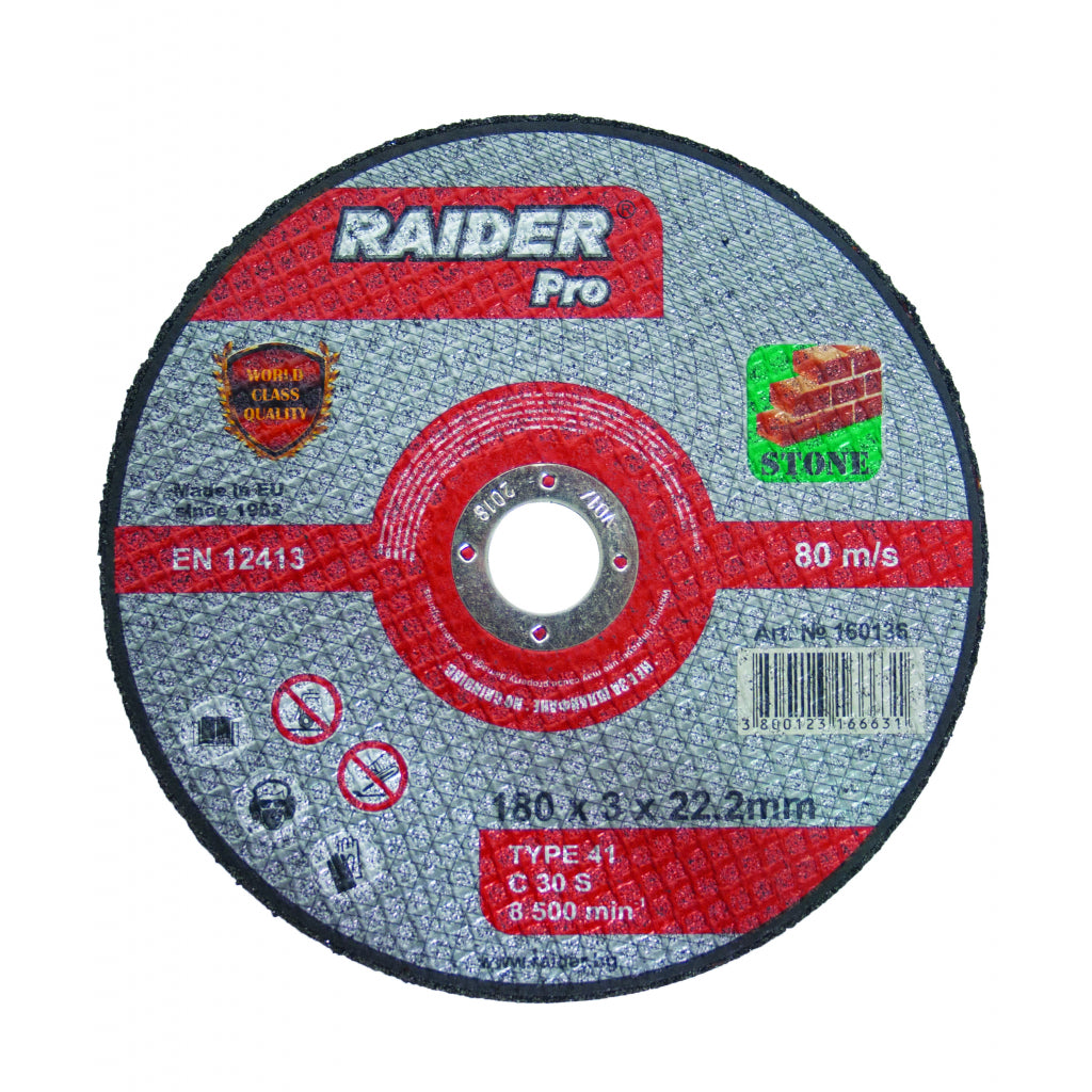 Raider Accessories Disc pentru taiat piatra 115х3х22.2mm RDP
