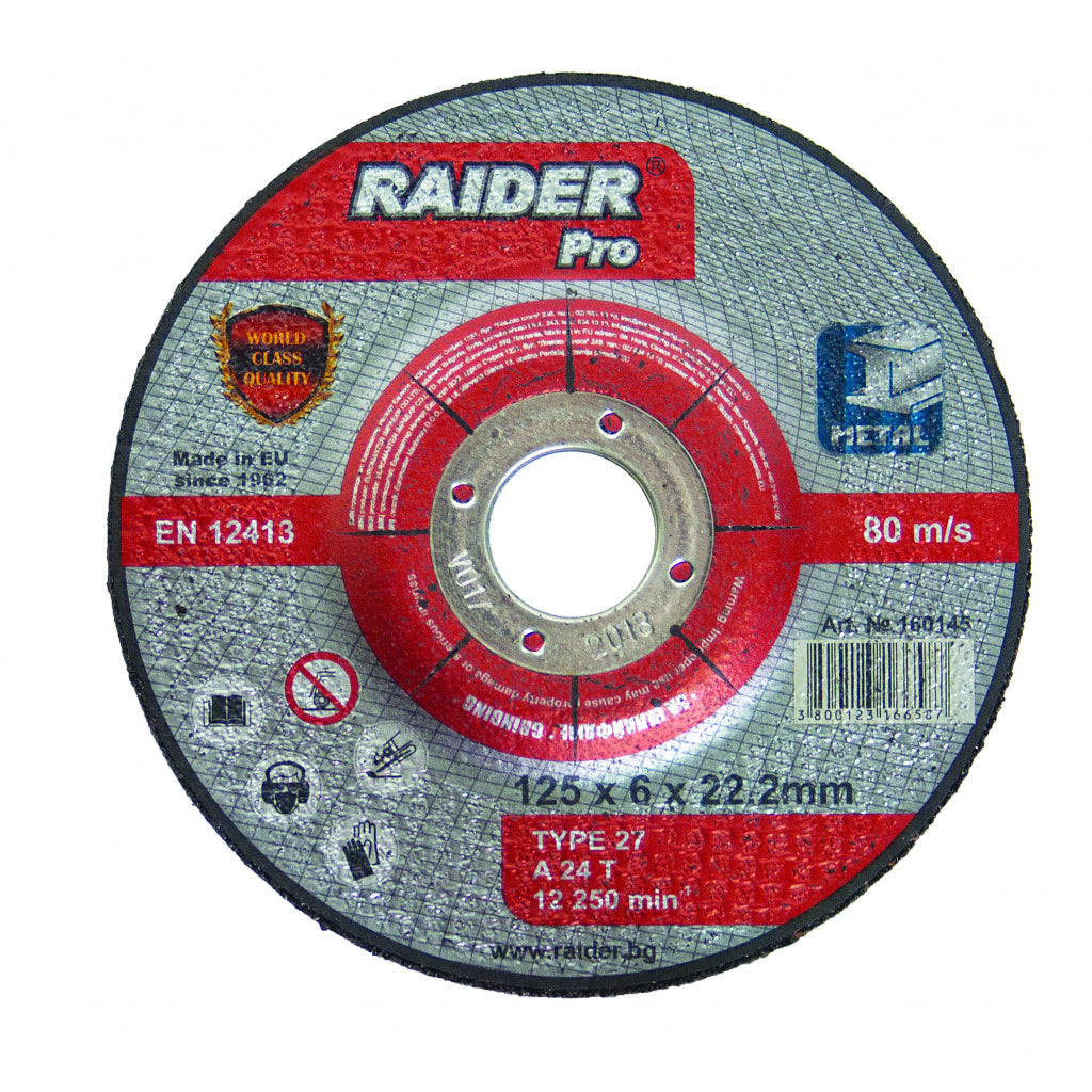 Raider Accessories Disc abraziv metal 180х6.0х22.2mm RDP