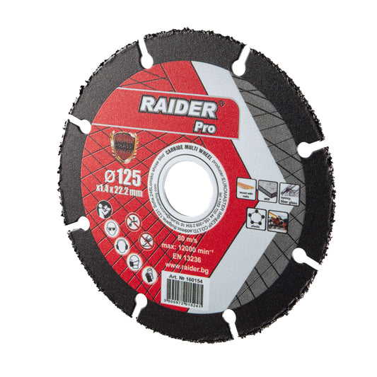 Raider Accessories Disc debitare multmaterial cu carbura 125x22.2mm