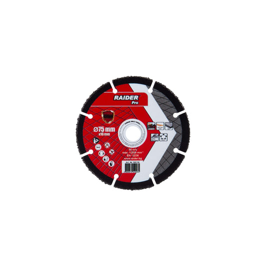 Raider Accessories Disc debitare multmaterial cu carbura 75x10mm