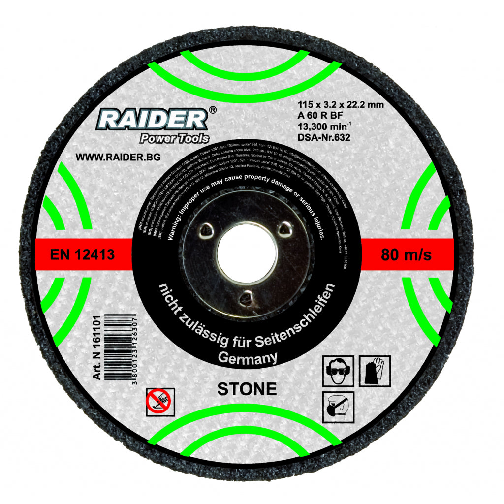 Raider Accessories Disc taieri piatra 115х3.2х22.2mm
