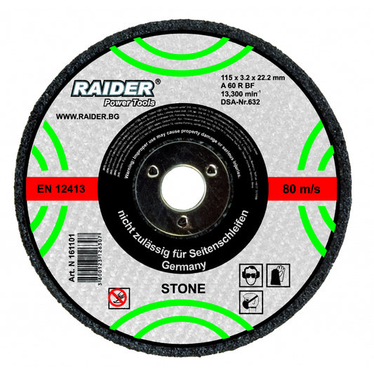 Raider Accessories Disc taieri piatra 115х3.2х22.2mm
