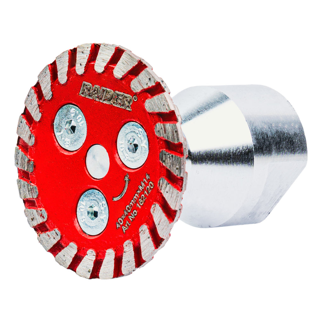 Raider Accessories Disc diamantat segmentat uscat M14 40x40mm