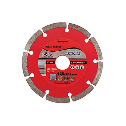 Raider Accessories Disc diamantat segmentat DRY 85x10mm