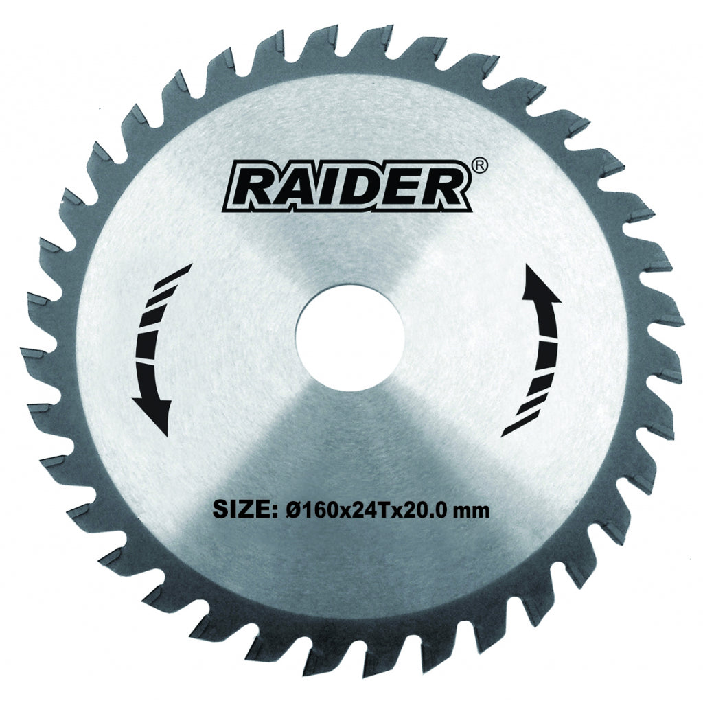 Raider Accessories Disc circular pentru lemn 160x24Tx20.0mm RD-SB06
