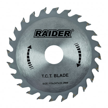 Raider Accessories Disc circular pentru lemn 115х24Tх22.2mm RD-SB13