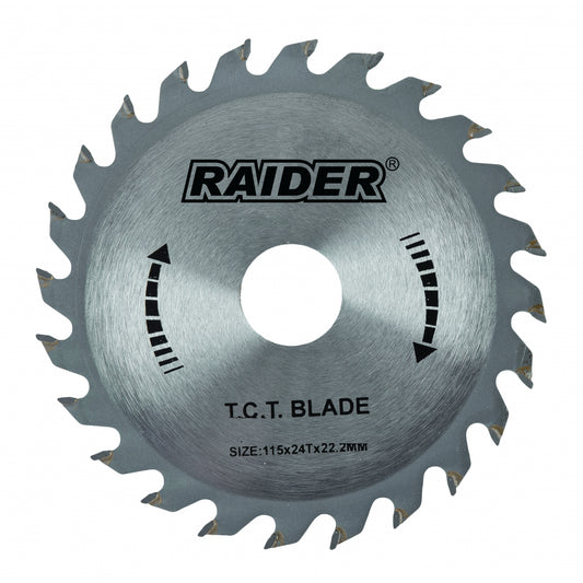 Raider Accessories Disc circular pentru lemn 115х24Tх22.2mm RD-SB13