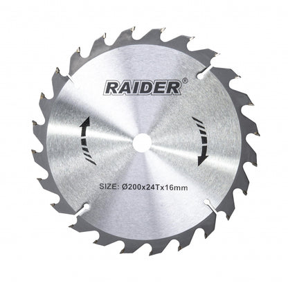 Raider Accessories Disc circular pentru lemn 200х24Tх16.0mm