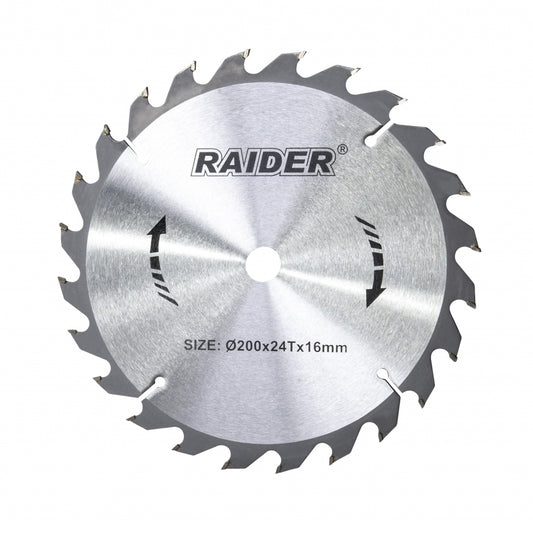 Raider Accessories Disc circular pentru lemn 200х24Tх16.0mm