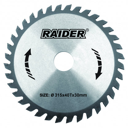 Raider Accessories Disc circular pentru lemn 185x60Tx20.0mm