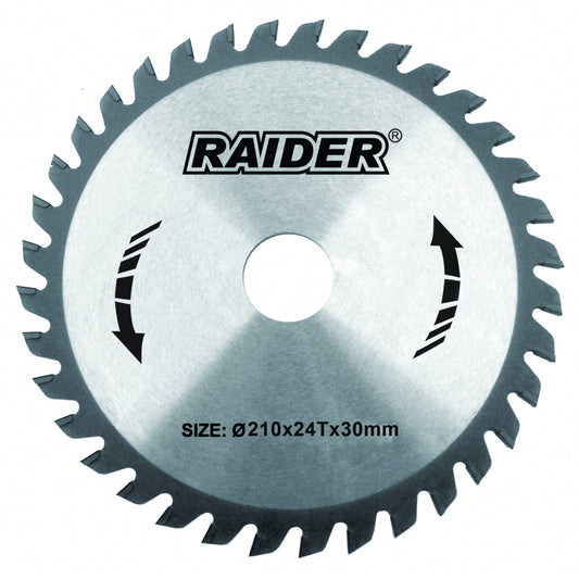 Raider Accessories Disc circular pentru lemn 210x24Tx30.0mm