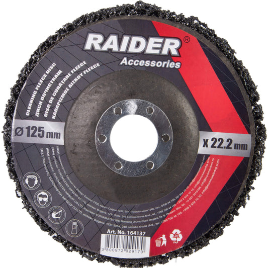 Raider Accessories Disc curatare vopsea ø125mm x 14mm negru