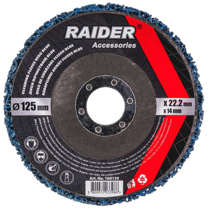 Raider Accessories Disc curatare vopsea ø125mm x 14mm albastru