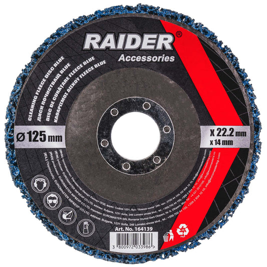 Raider Accessories Disc curatare vopsea ø125mm x 14mm albastru