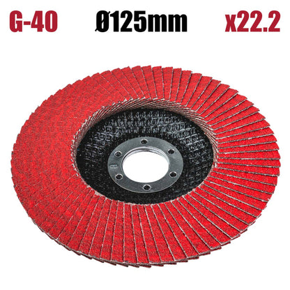 Raider Accessories Disc circular cu lamele smirghel ceramic ø125mm G40