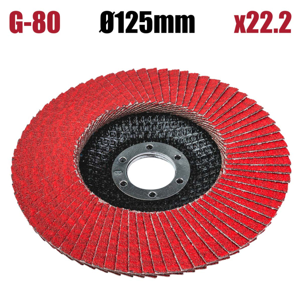 Raider Accessories Disc circular cu lamele smirghel ceramic ø125mm G80