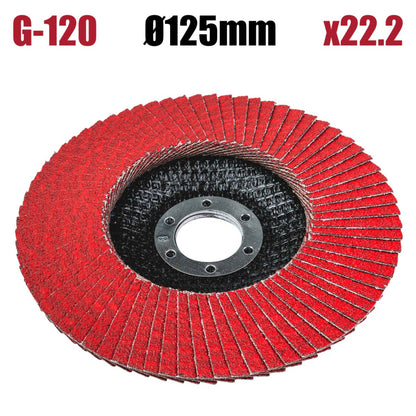 Raider Accessories Disc circular cu lamele smirghel ceramic ø125mm G120