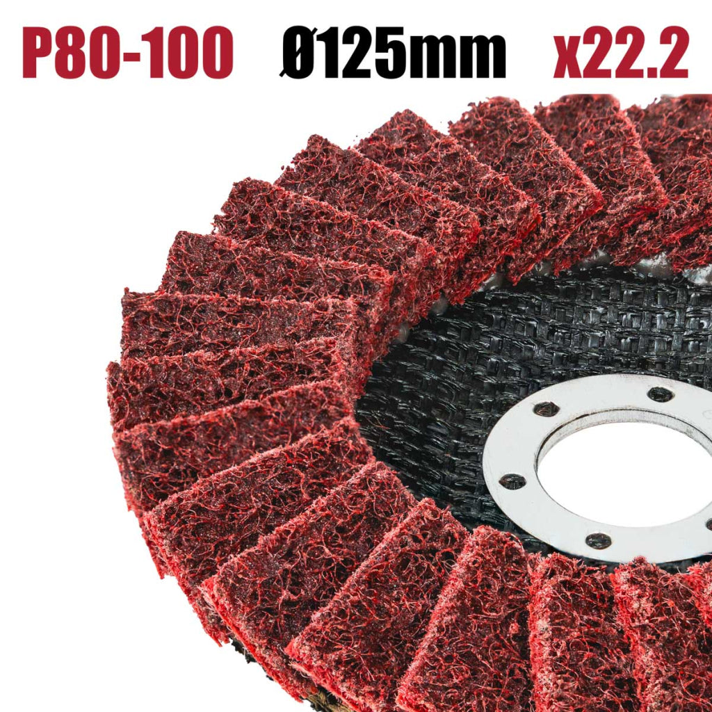 Raider Accessories Disc lamelar netesut ø125mm mediu rosu