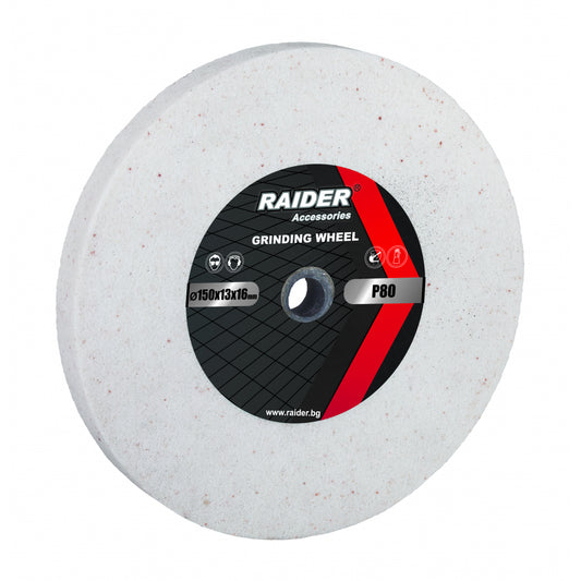 Raider Accessories Piatra pentru polizor 200x20x16mm alb P60