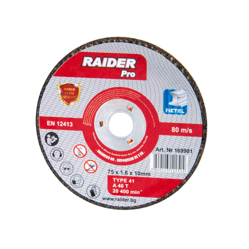 Raider Accessories Disc pentru taiat metal 75x1.6x10mm