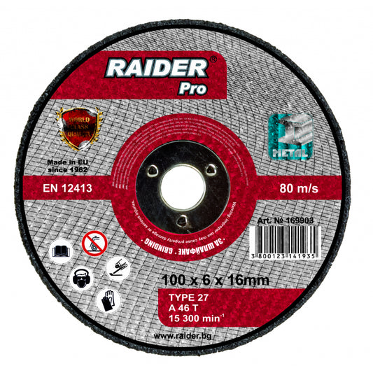 Raider Accessories Disc pentru taiat metal 100x6x16mm