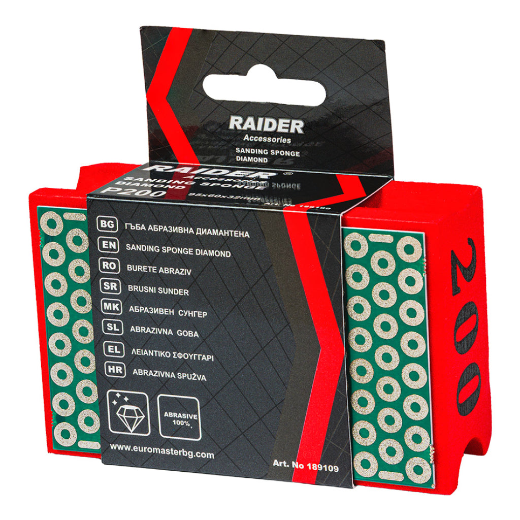 Raider Accessories Burete diamantat 95x60x32mm P200