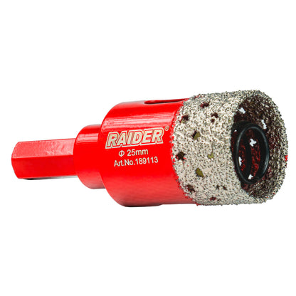 Raider Accessories Carota diamantata cu arc pentru Carotare umeda HEX Ø25mm