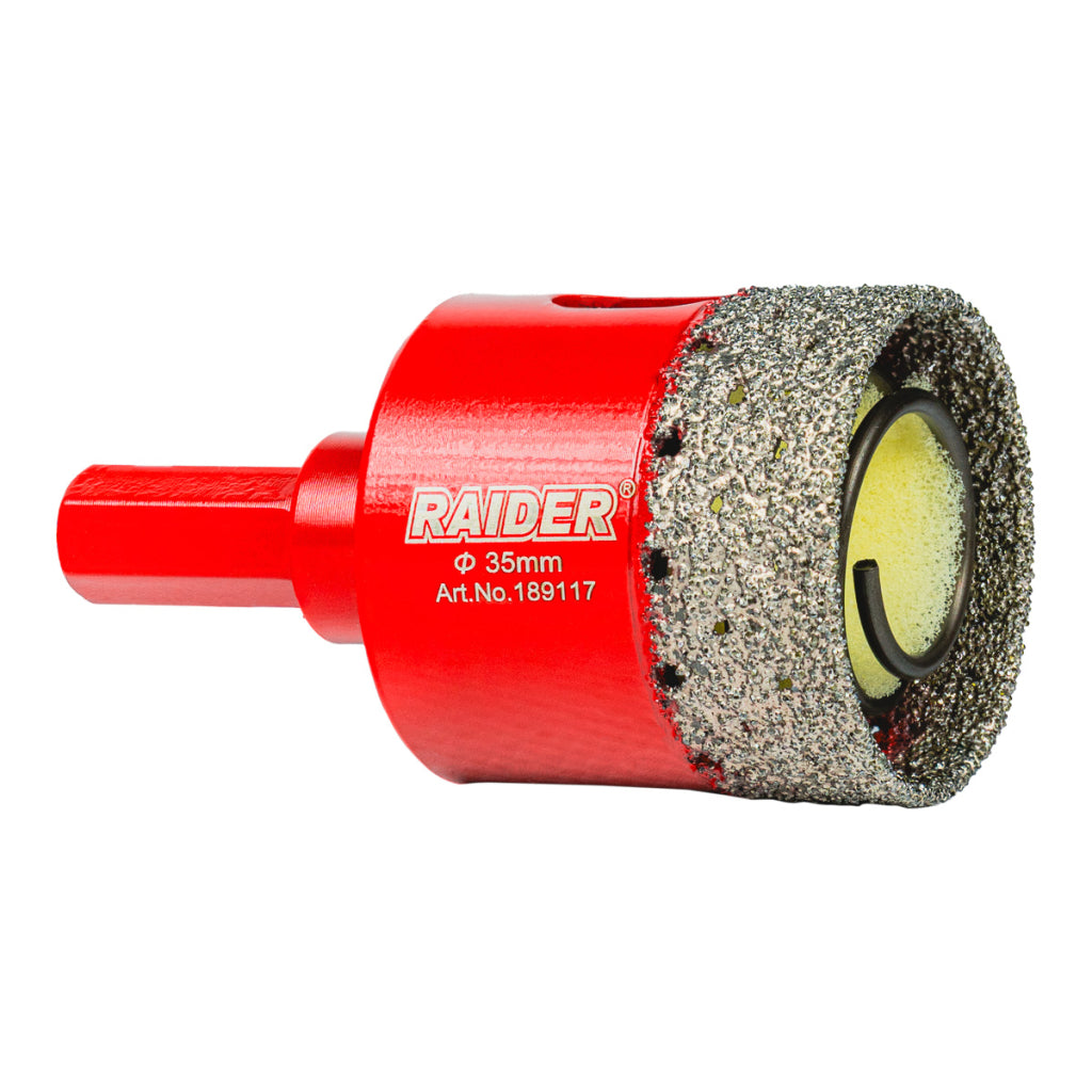 Raider Accessories Carota diamantata cu arc pentru Carotare umeda HEX Ø35mm