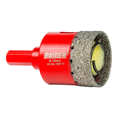 Raider Accessories Carota diamantata cu arc pentru Carotare umeda HEX Ø35mm