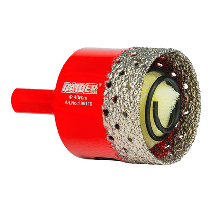 Raider Accessories Carota diamantata cu arc pentru Carotare umeda HEX Ø40mm