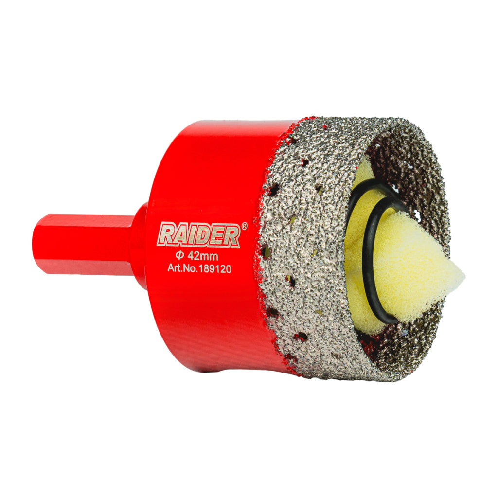 Raider Accessories Carota diamantata cu arc pentru Carotare umeda HEX Ø42mm