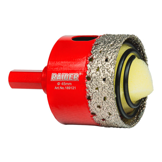 Raider Accessories Carota diamantata cu arc pentru Carotare umeda HEX Ø45mm