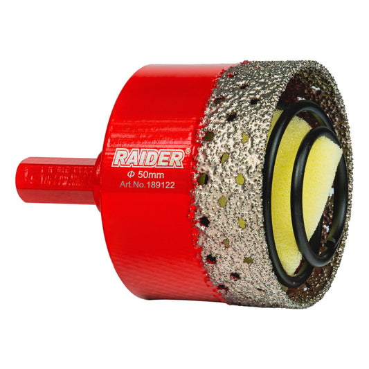 Raider Accessories Carota diamantata cu arc pentru Carotare umeda HEX Ø50mm