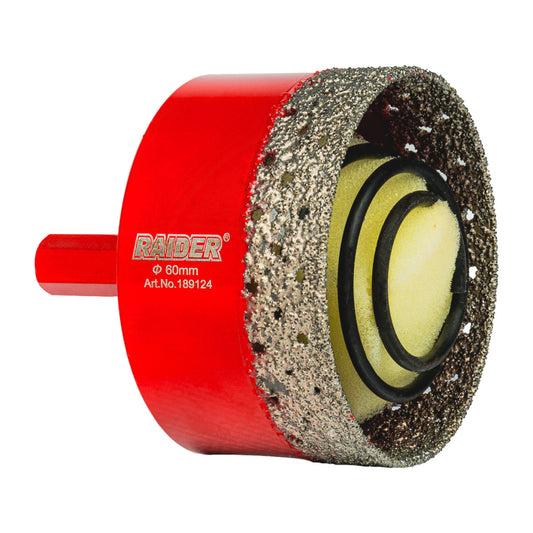 Raider Accessories Carota diamantata cu arc pentru Carotare umeda HEX Ø60mm