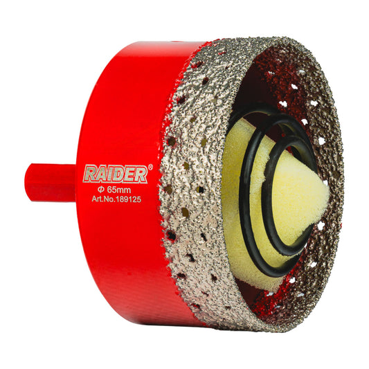 Raider Accessories Carota diamantata cu arc pentru Carotare umeda HEX Ø65mm
