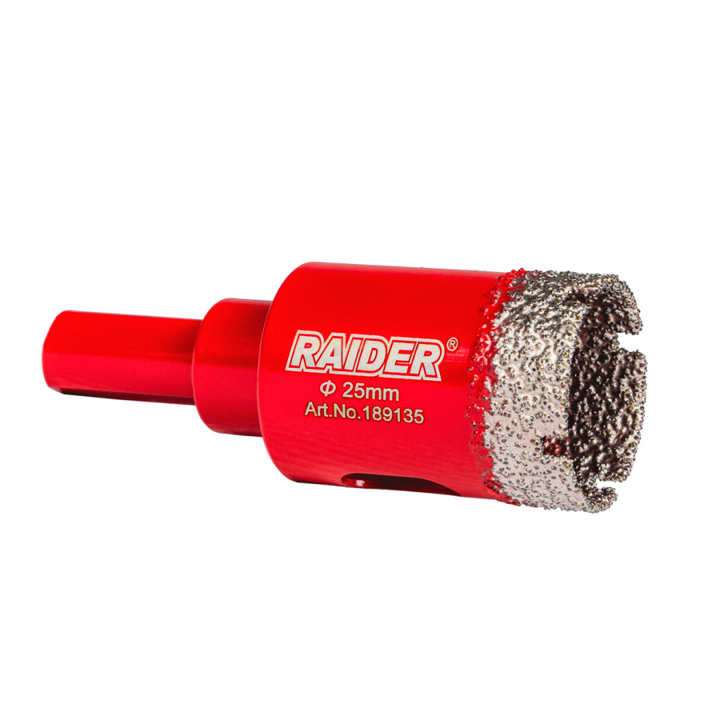 Raider Accessories Carota diamantata pentru Carotare uscata HEX Ø25mm