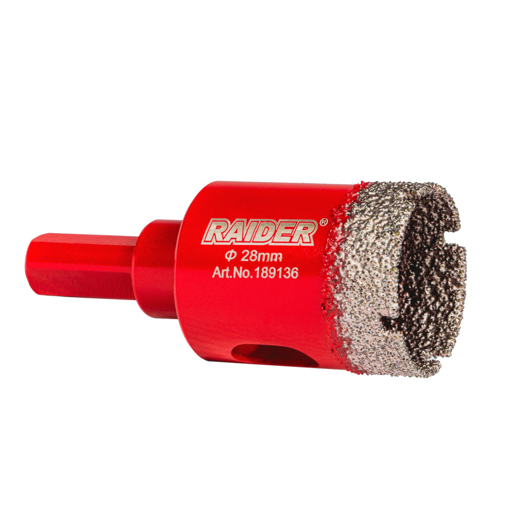 Raider Accessories Carota diamantata pentru Carotare uscata HEX Ø28mm