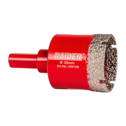 Raider Accessories Carota diamantata pentru Carotare uscata HEX Ø35mm