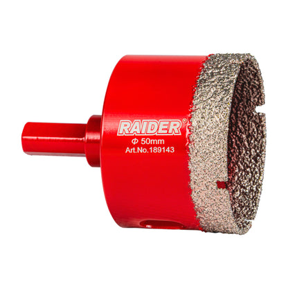 Raider Accessories Carota diamantata pentru Carotare uscata HEX Ø50mm