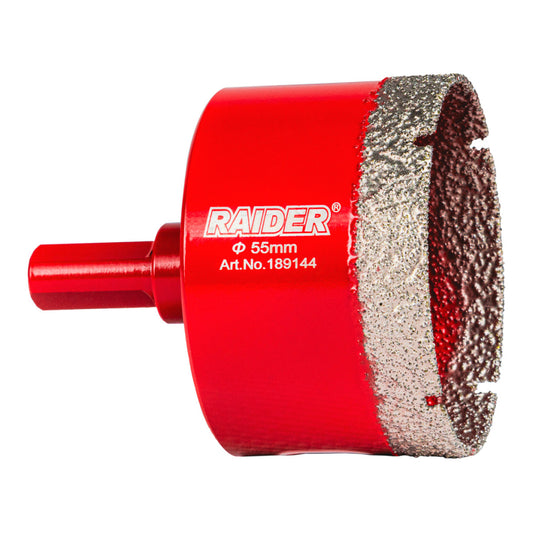 Raider Accessories Carota diamantata pentru Carotare uscata HEX Ø55mm